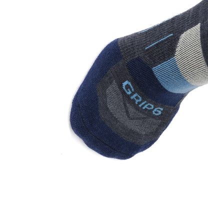 GRIP6 Lake - Hike Crew Lightweight Merino Wool Sock