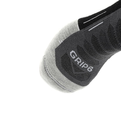GRIP6 8 Pairs Obsidian - Run Ankle Midweight Merino Wool Sock