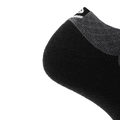 GRIP6 3 Pack Obsidian - Run Ankle Midweight Merino Wool Sock
