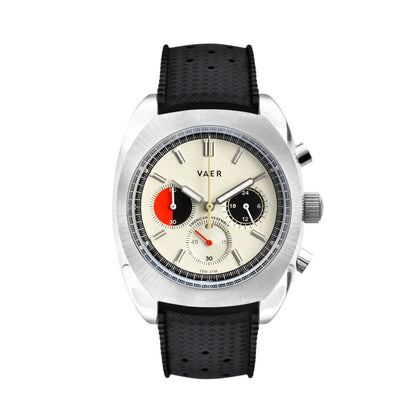 Vaer Watches R1 USA Racing Chronograph - Cream 42mm
