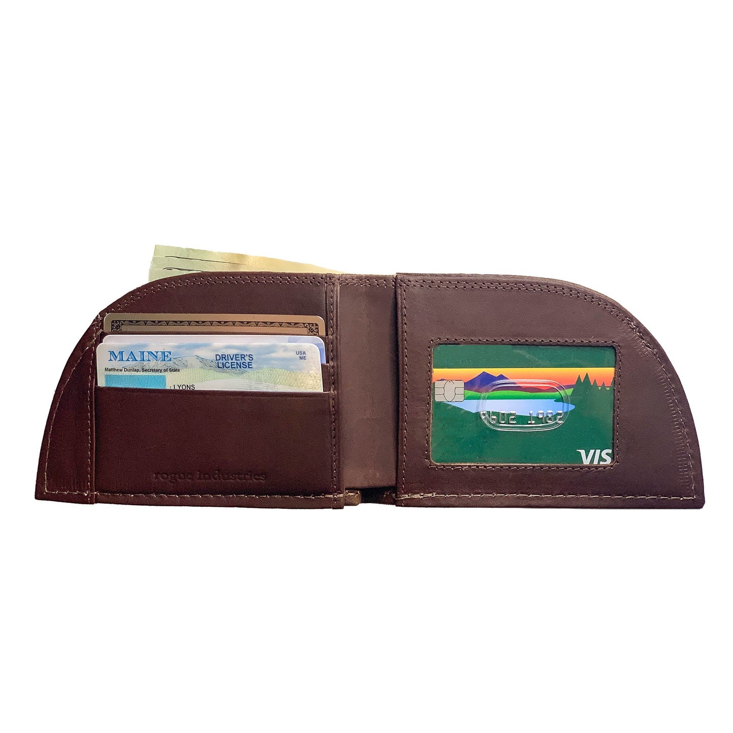 Rogue Industries Front Pocket Wallet in Horween Bison