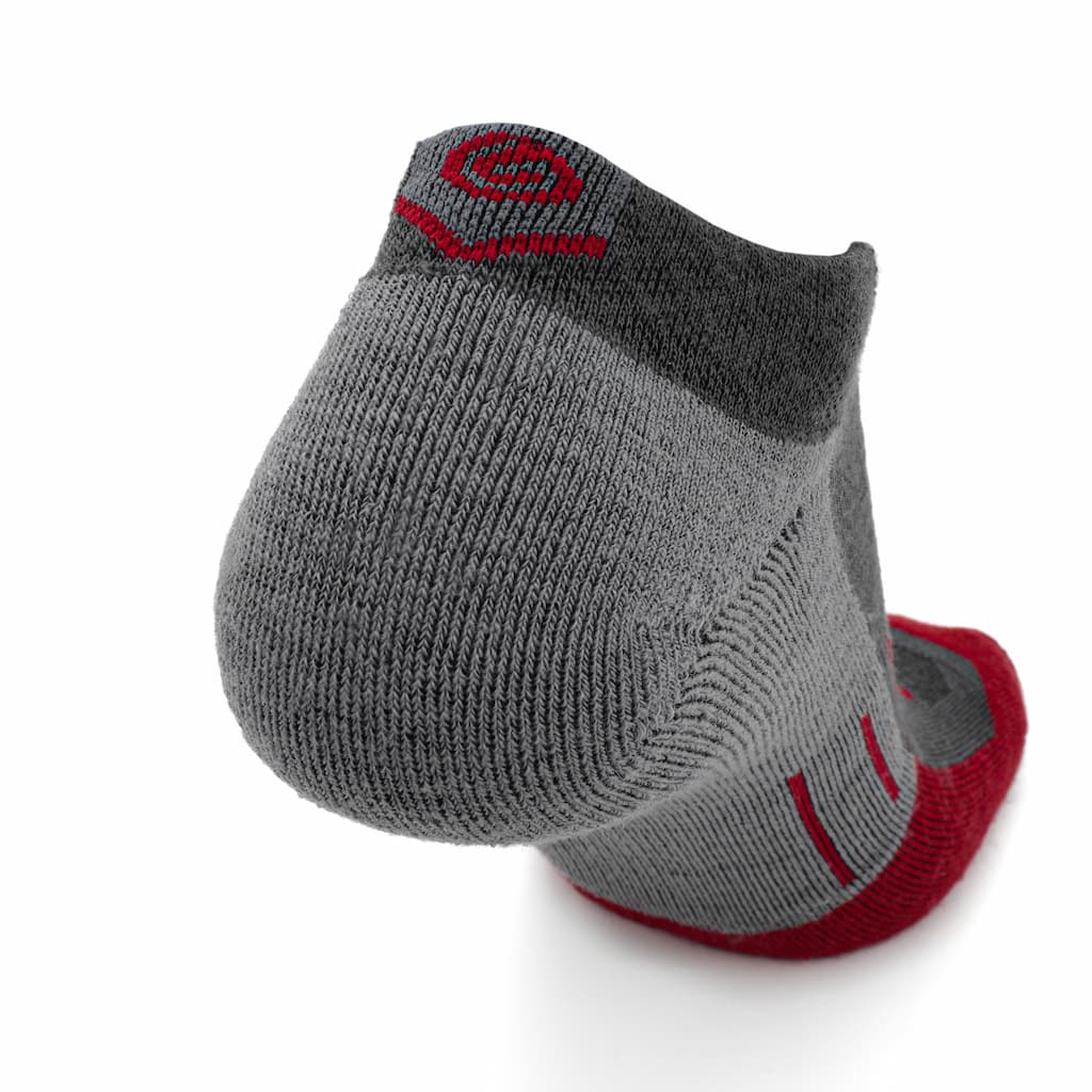 GRIP6 3 Pack Ruby - Run Ankle Midweight Merino Wool Sock