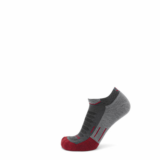 GRIP6 Ruby - Run Ankle Midweight Merino Wool Sock