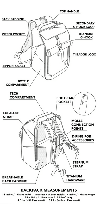 Big Idea Design Ti EDC Backpack
