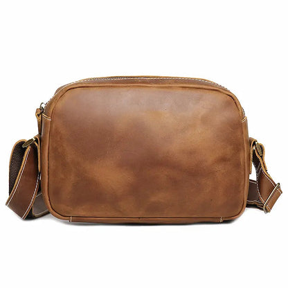 Steel Horse Leather Soren Vintage Leather Crossbody Bag Sling | Versatile and Durable Leather Bag