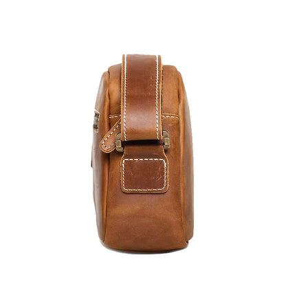 Steel Horse Leather Soren Vintage Leather Crossbody Bag Sling | Versatile and Durable Leather Bag