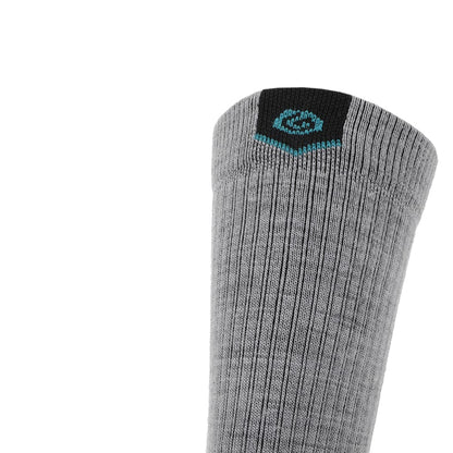 GRIP6 8 Pairs Stone - Hike Crew Midweight Merino Wool Sock