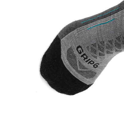 GRIP6 8 Pairs Stone - Hike Crew Midweight Merino Wool Sock