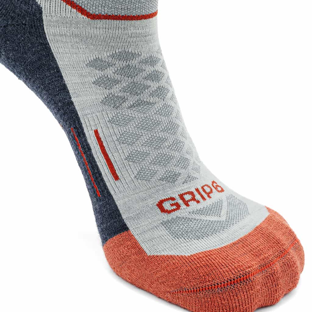 GRIP6 3 Pack Torch - Run 1/4 Crew Midweight Merino Wool Sock