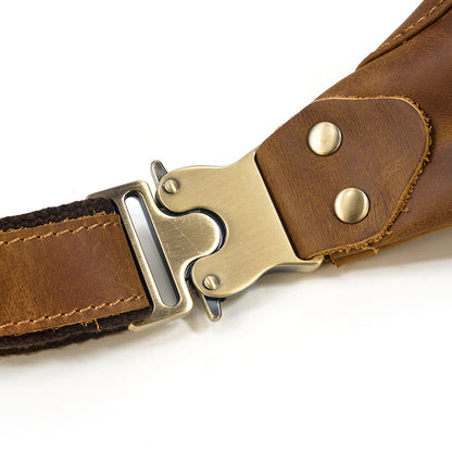 Steel Horse Leather Wagner Leather Waist Bag | Full Grain Leather Fanny Pack