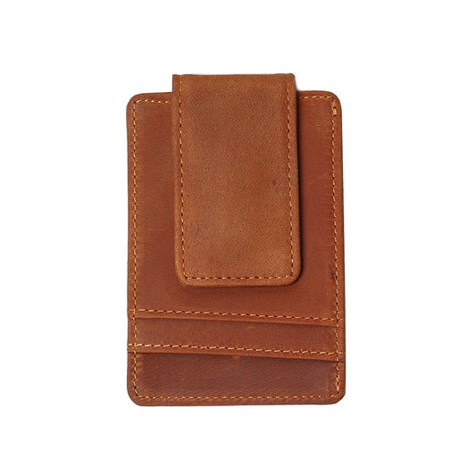 Steel Horse Leather "The Walden" Handmade Wallet with Money Clip