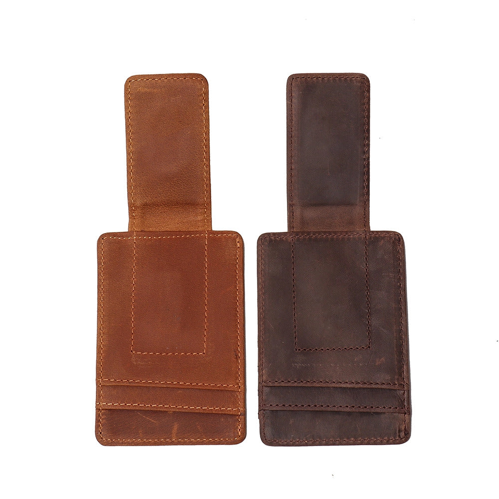 Steel Horse Leather "The Walden" Handmade Wallet with Money Clip