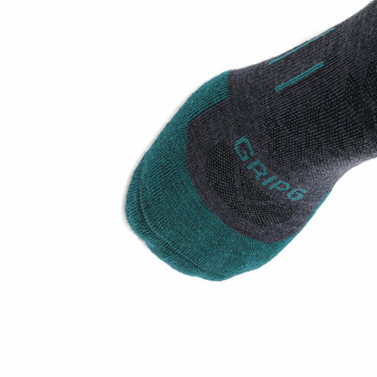 GRIP6 3 Pack Wave - Run 1/4 Crew Runweight Merino Wool Sock