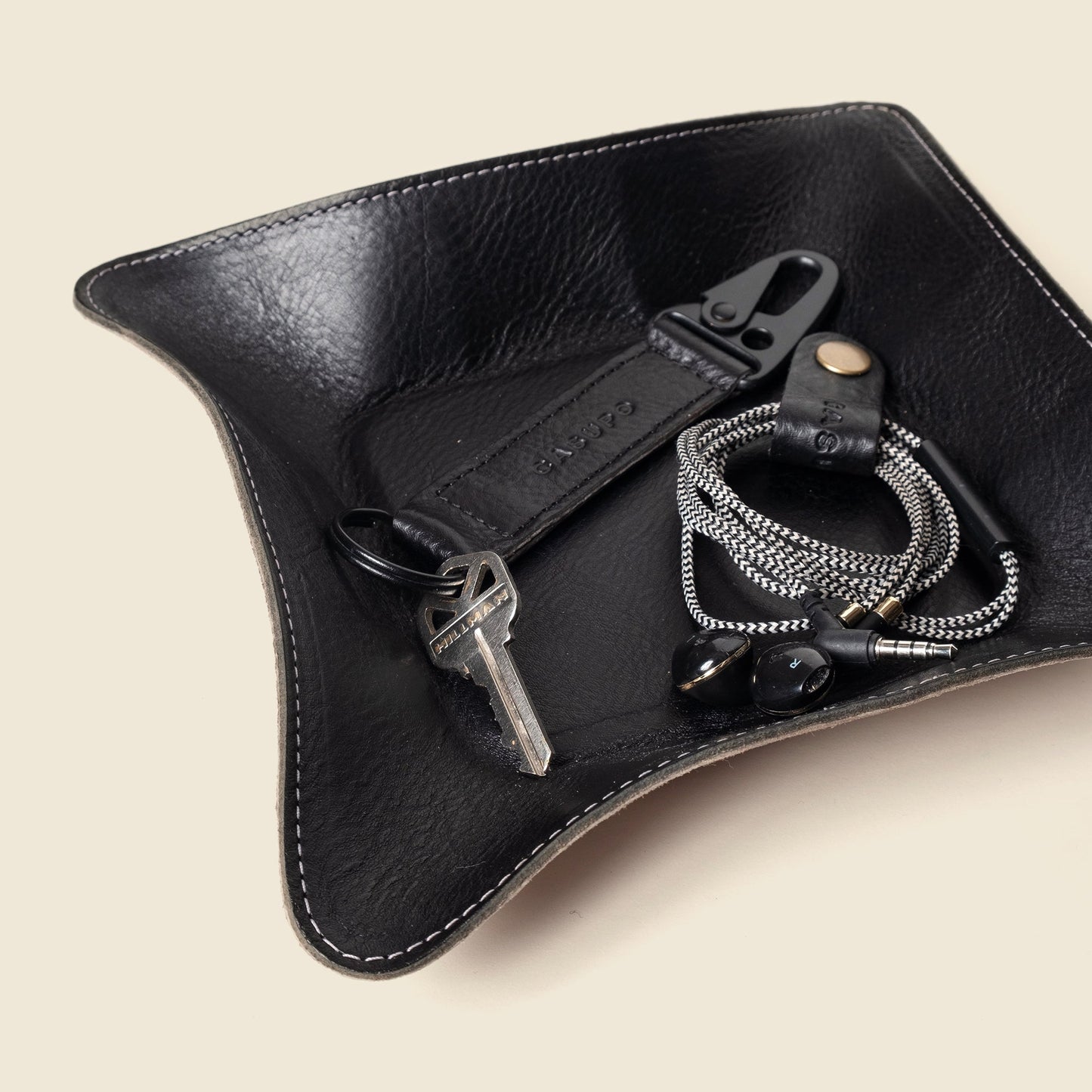 Casupo Travel Valet Tray - Black