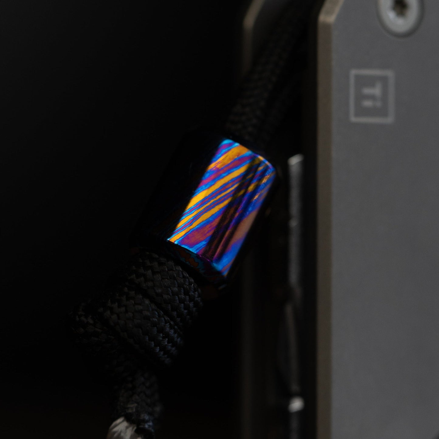 Big Idea Design Damascus Lanyard Bead