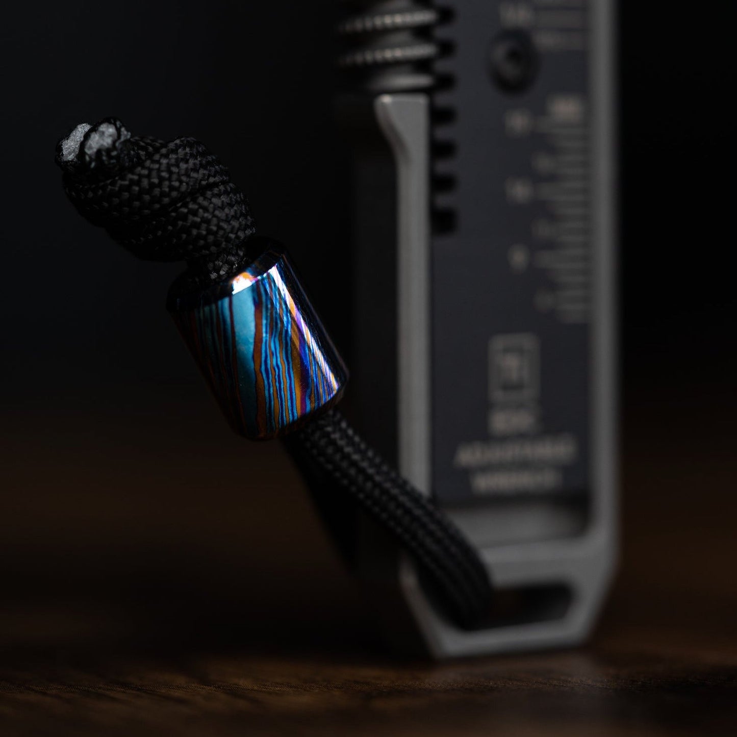Big Idea Design Damascus Lanyard Bead