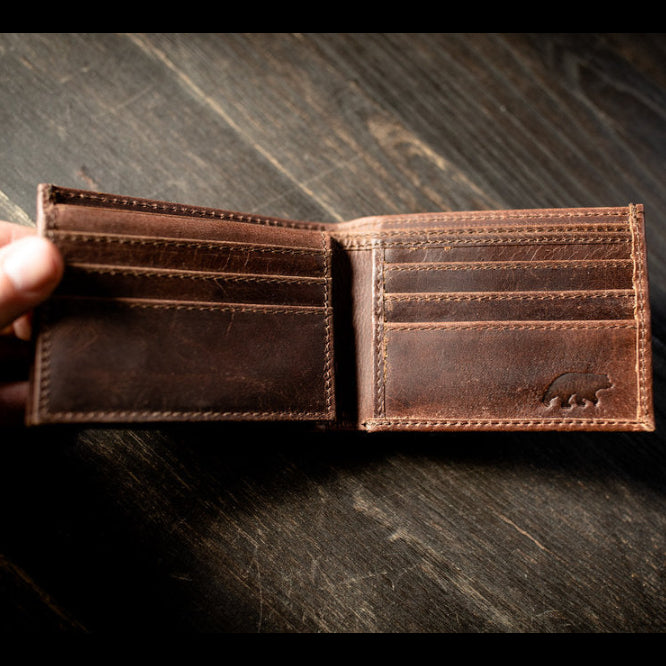 Kodiak Leather Bifold Leather Wallet