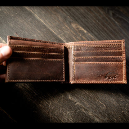 Kodiak Leather Bifold Leather Wallet
