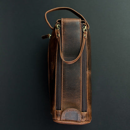 Kodiak Leather Leather Toiletry Bag