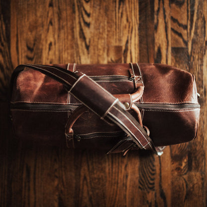 Kodiak Leather 30L Weekender Duffel
