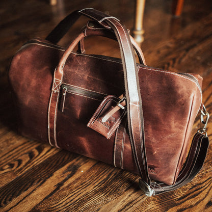 Kodiak Leather 30L Weekender Duffel