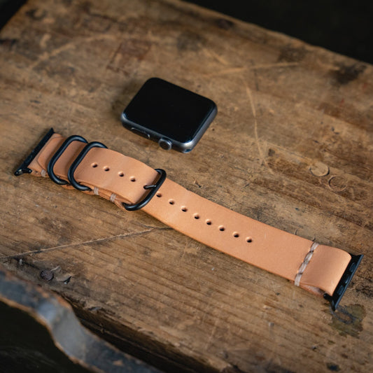 Craft and Lore Apple Watch Leather Strap Natural