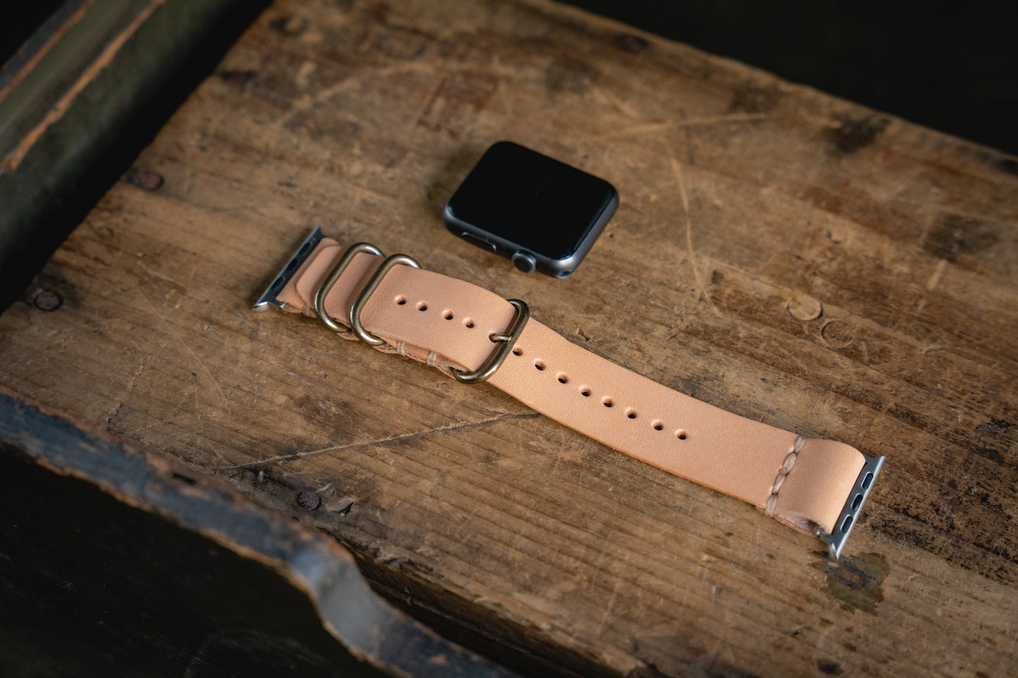 Craft and Lore Apple Watch Leather Strap Natural