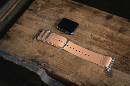 Craft and Lore Apple Watch Leather Strap Natural