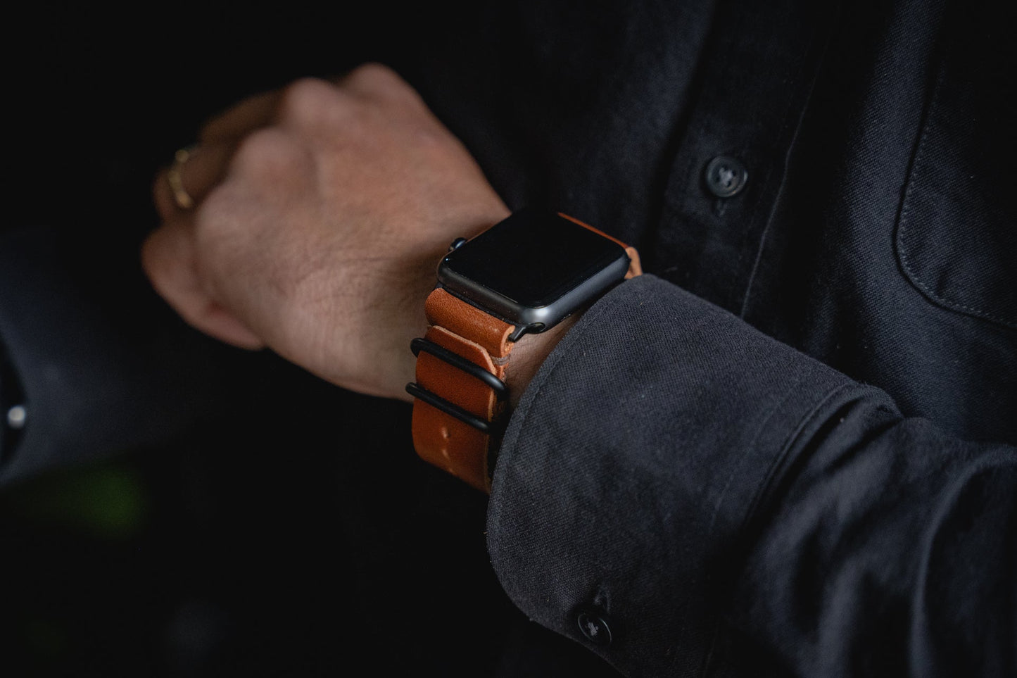Craft and Lore Apple Watch Leather Strap Natural