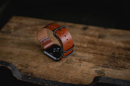 Craft and Lore Apple Watch Leather Strap Brown