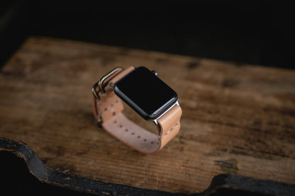 Craft and Lore Apple Watch Leather Strap Natural