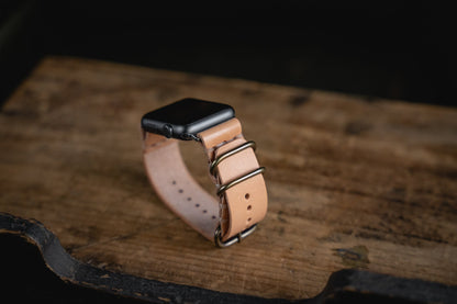 Craft and Lore Apple Watch Leather Strap Natural