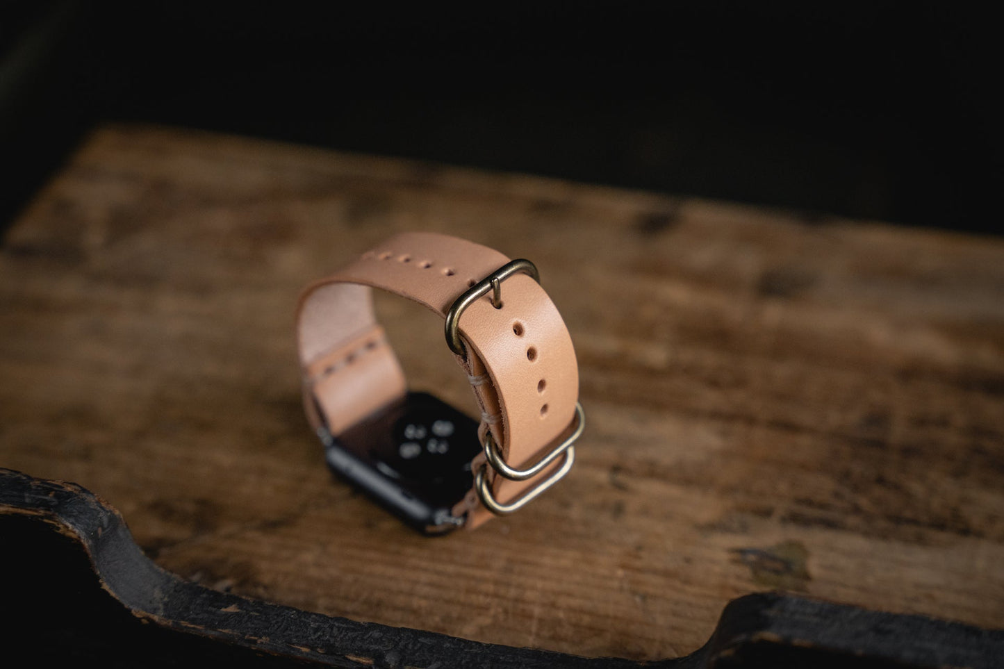 Craft and Lore Apple Watch Leather Strap Natural