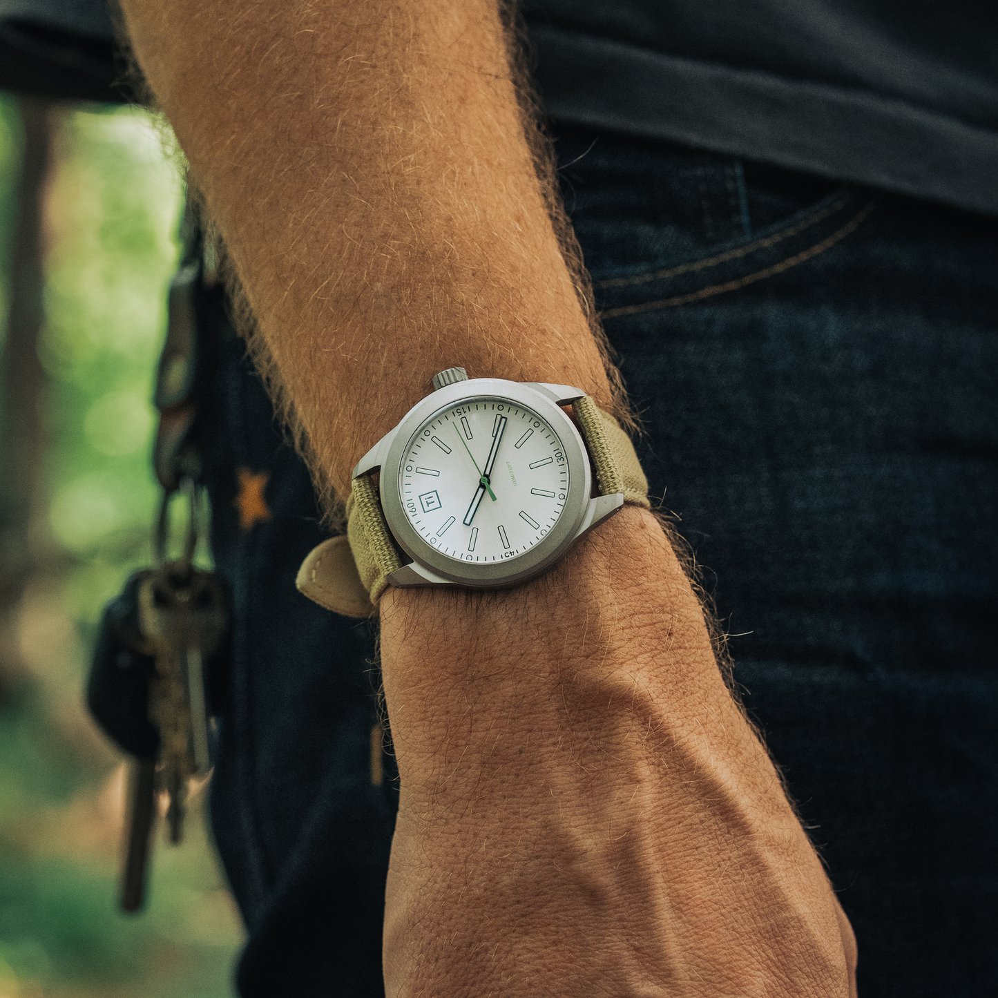 Big Idea Design Ti Base Line Field Watch