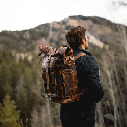 Kobuk Leather Backpack