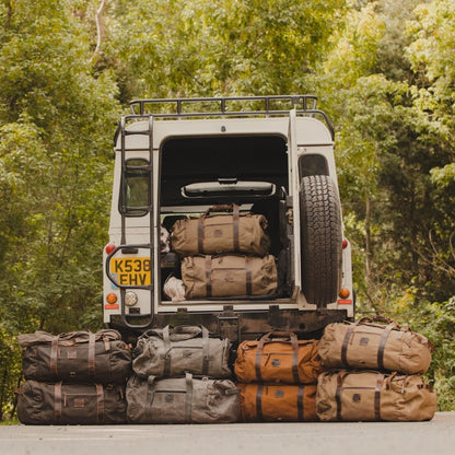 Kodiak Leather 55L Nomad Canvas Duffel