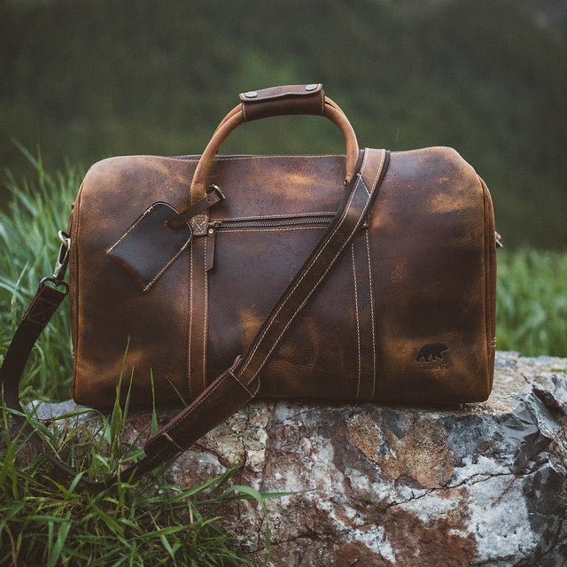 Kodiak Leather 30L Weekender Duffel