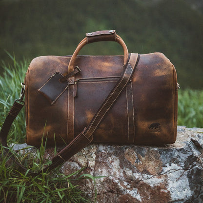Kodiak Leather 30L Weekender Duffel