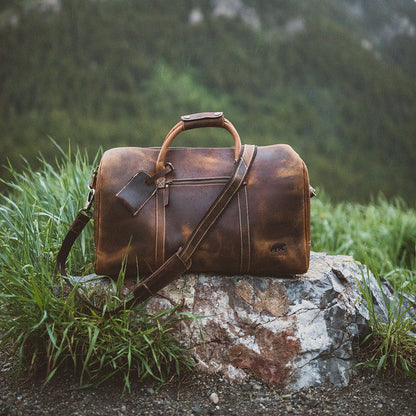 Kodiak Leather 30L Weekender Duffel