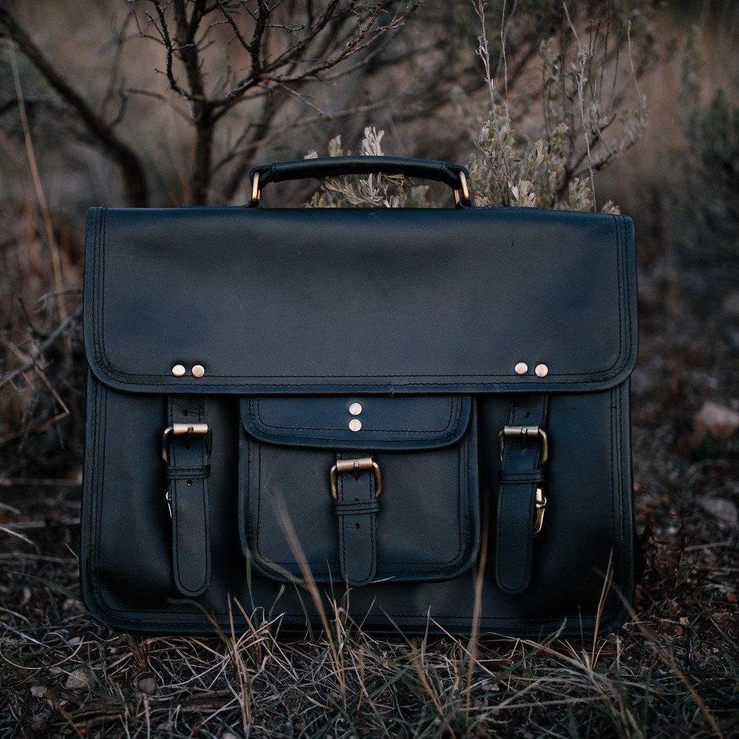 Kodiak Leather Buffalo Leather Briefcase
