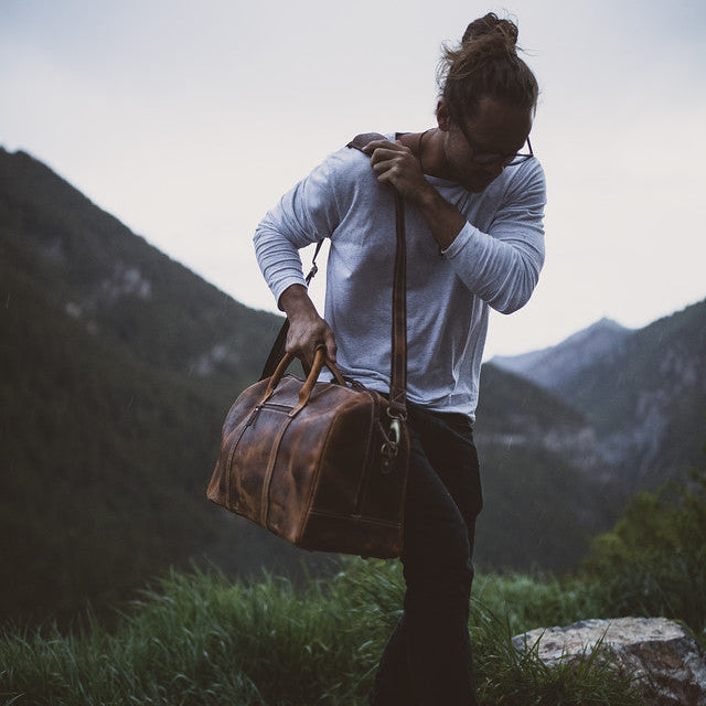 Kodiak Leather 30L Weekender Duffel