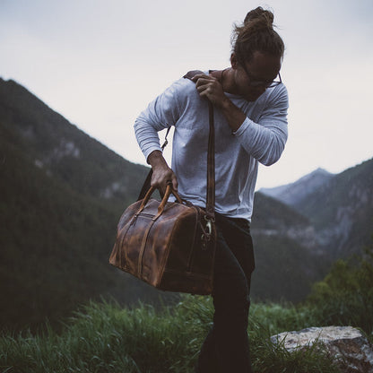 Kodiak Leather 30L Weekender Duffel