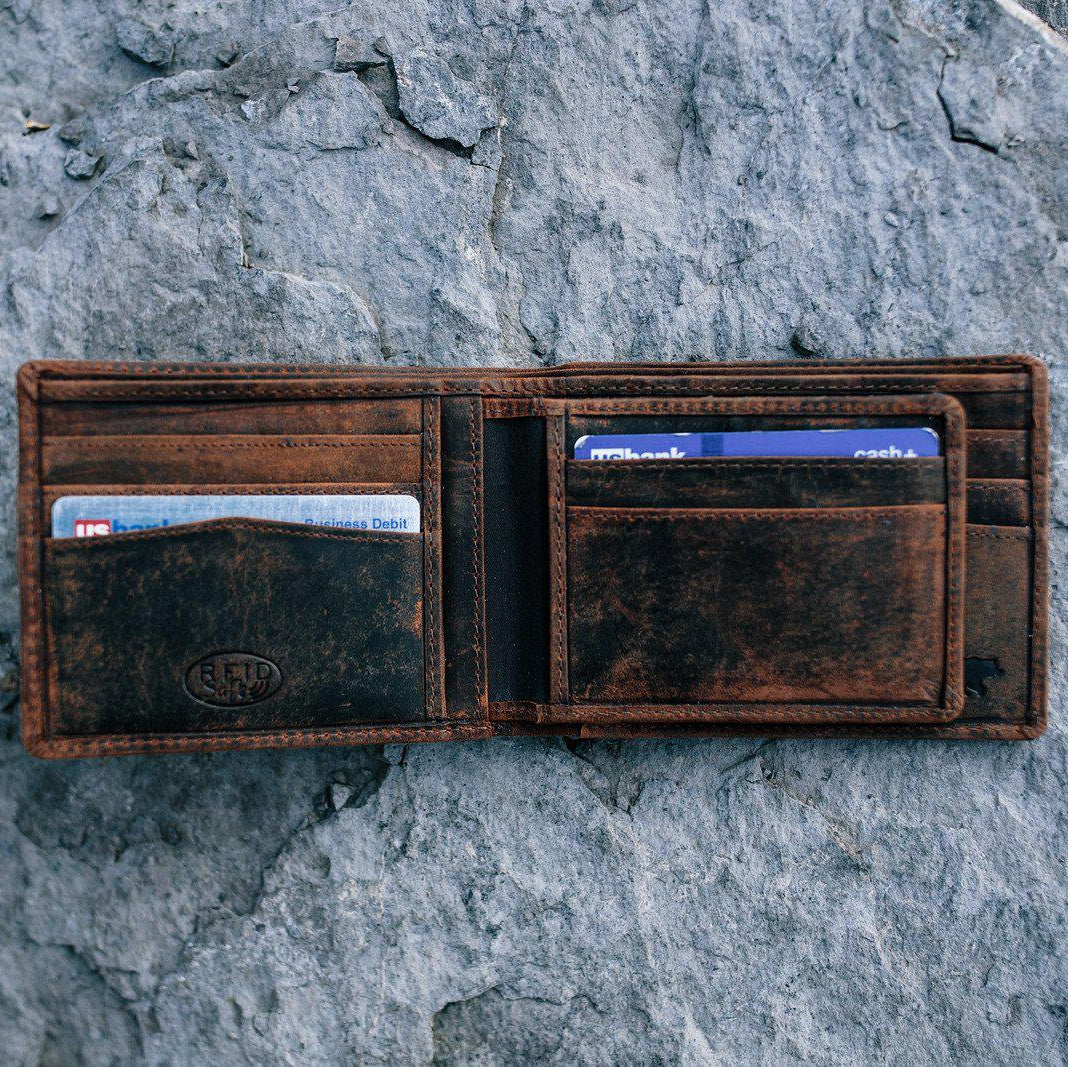 Kodiak Leather Large RFID Bifold Wallet