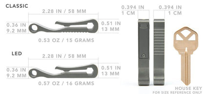 Big Idea Design TPC Titanium Pocket Clip