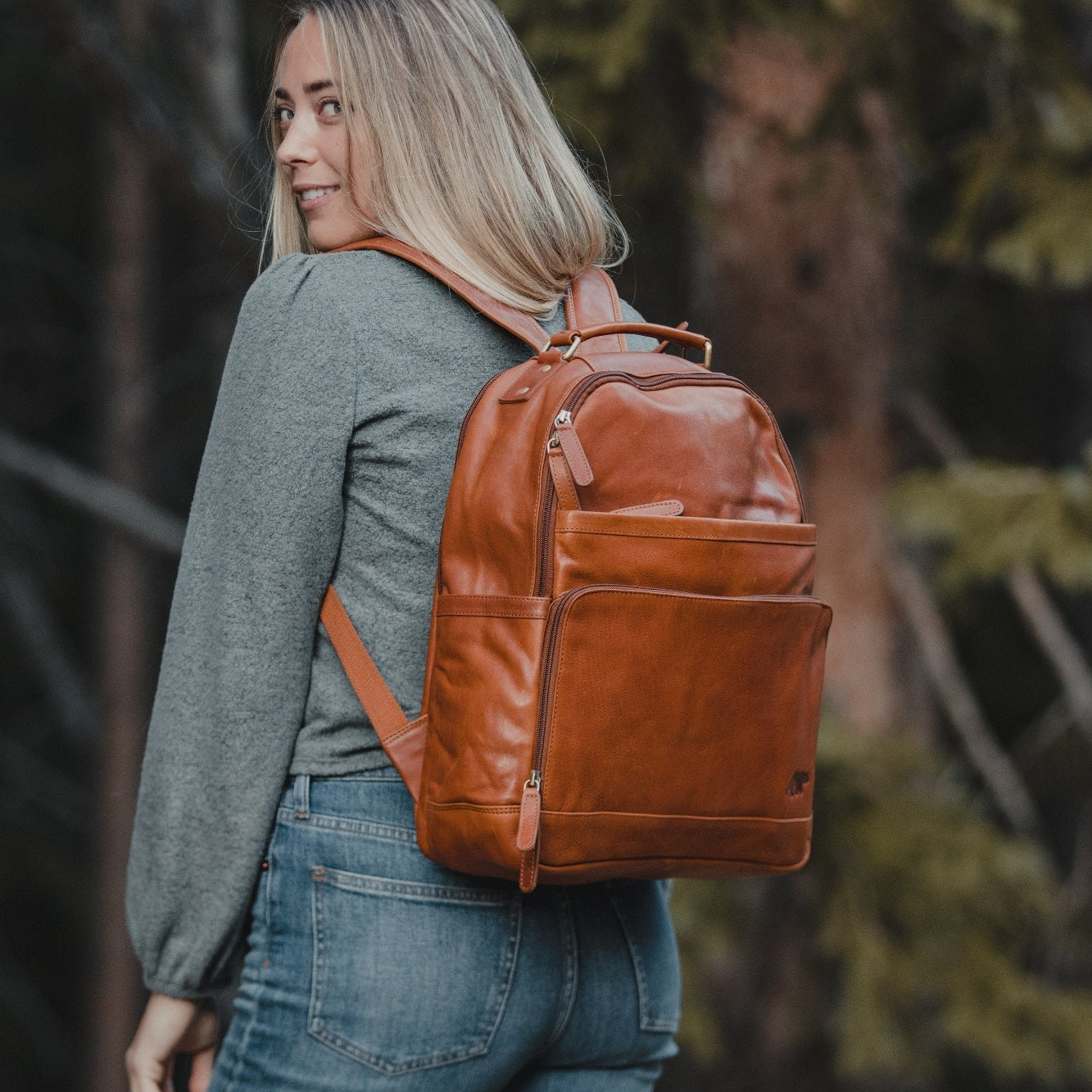 Kodiak Leather Katmai Leather Backpack
