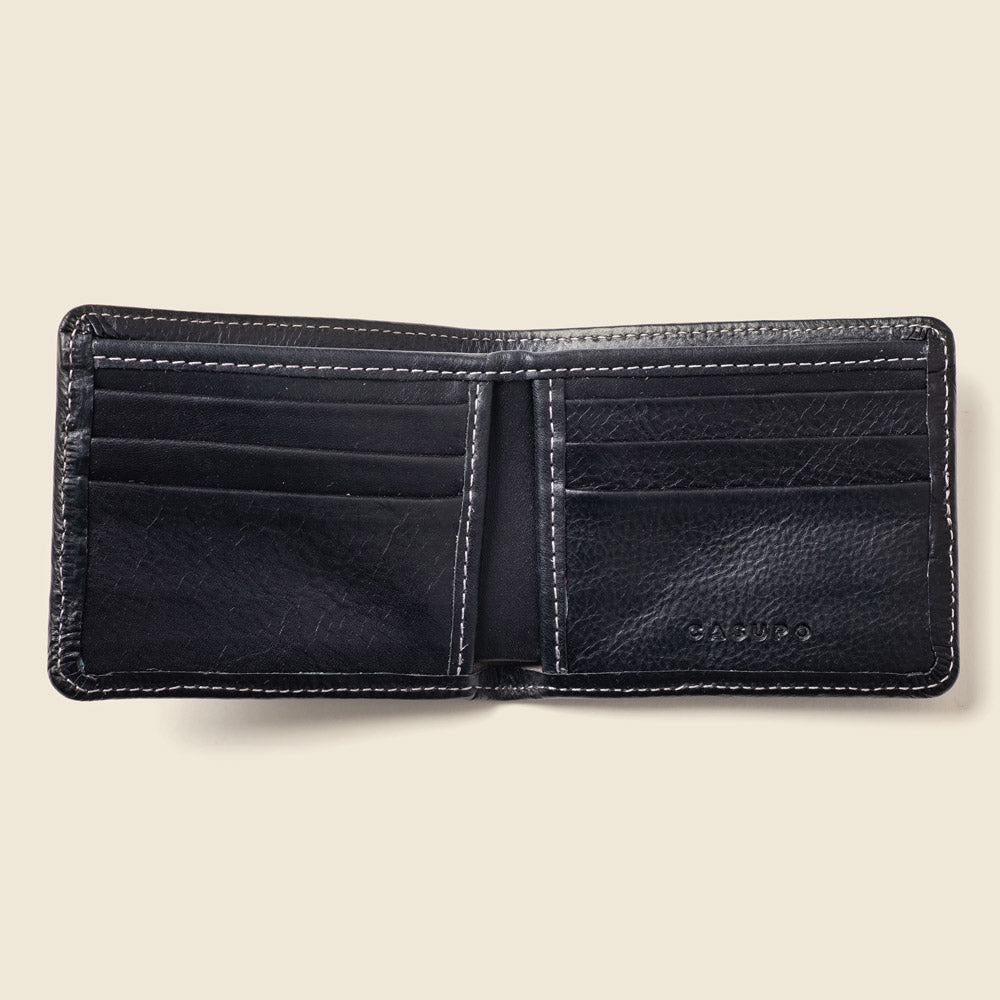 Casupo Large Billfold Wallet - Black