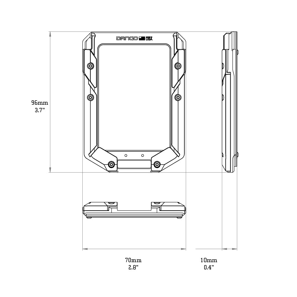 DANGO M4 MAVERICK™ RAIL WALLET