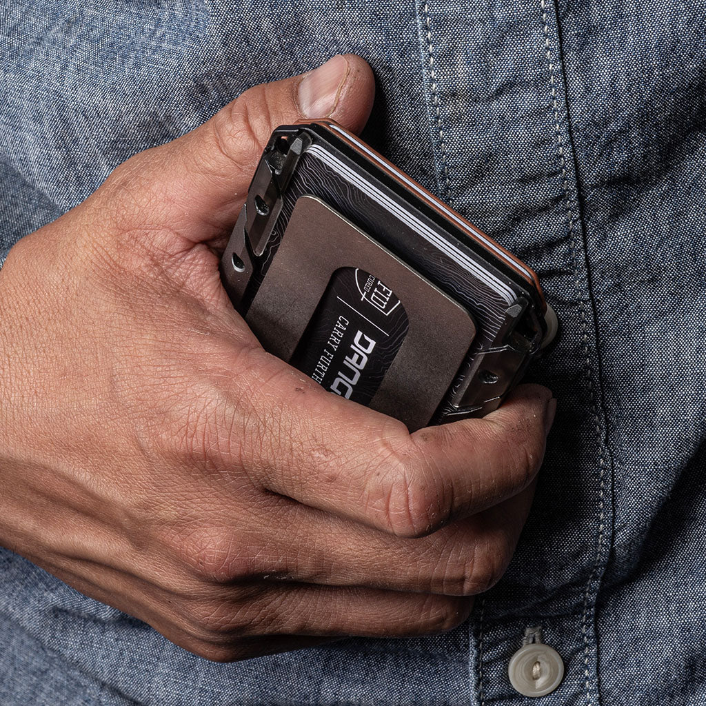 DANGO M4 MAVERICK™ RAIL WALLET with TITANIUM CLIP