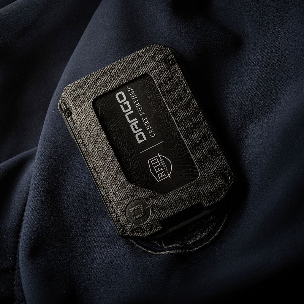 DANGO M4 MAVERICK™ RAIL WALLET with TITANIUM CLIP