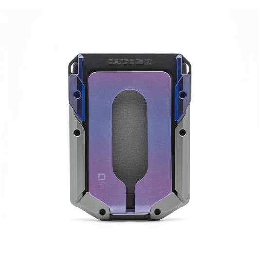 DANGO M4 SPECIAL EDITION MAVERICK™ RAIL WALLET with BURPLE ANODIZED TITANIUM CLIP